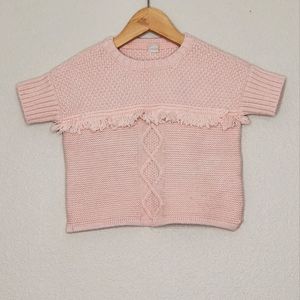babyGap Toldder Girls Crewneck Cable-Knit Sweater